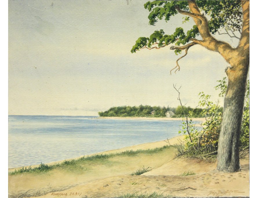 На берегу, Куоккала, 1947г