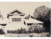 Старинная графика - Усадебный дом