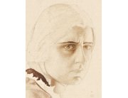 Старинная графика - Портрет женщины