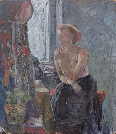 Портрет женщины у окна